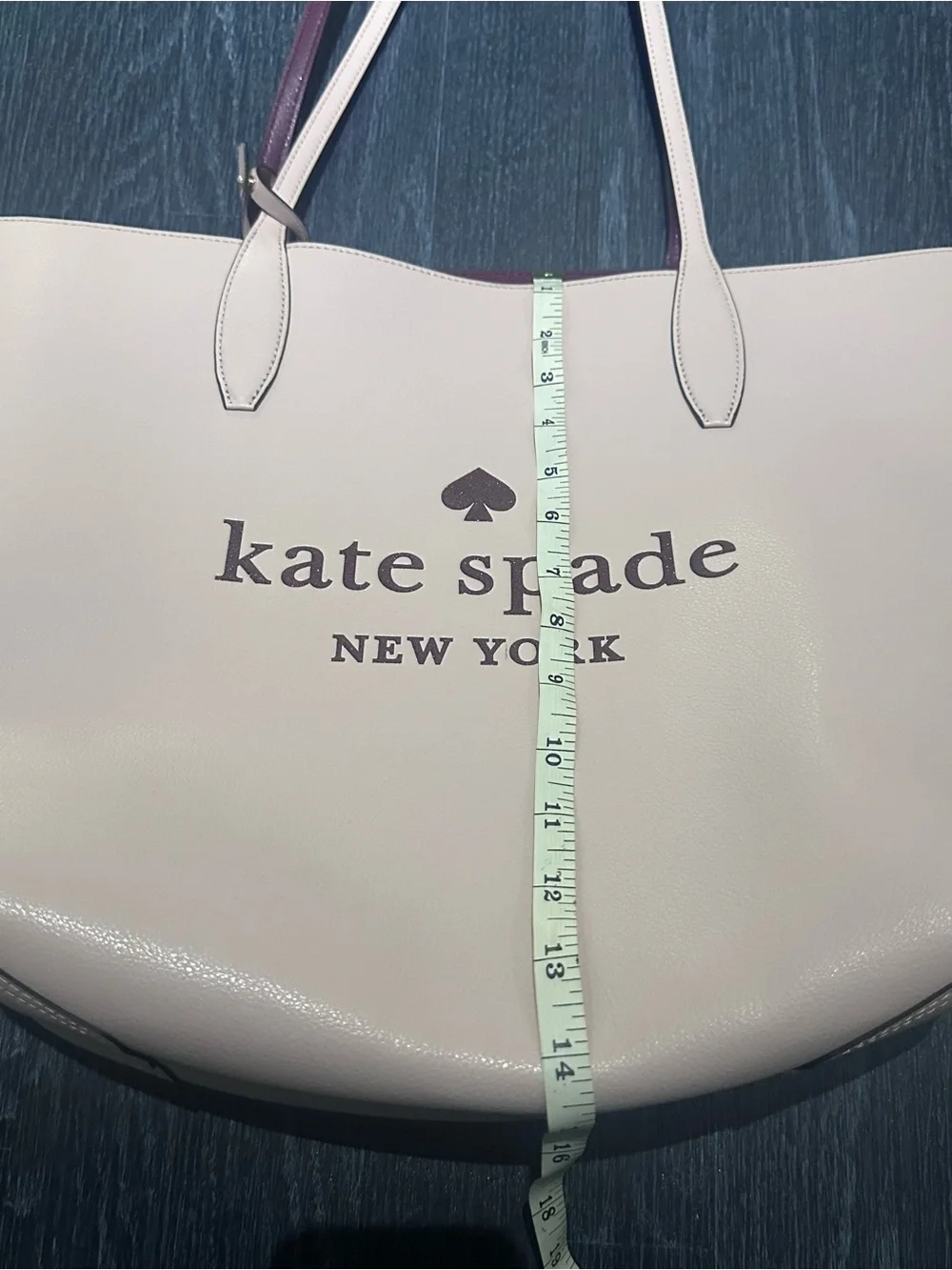 Kate Spade New York Blush Pink Large Tote Bag w/ Removable Zip Pouch